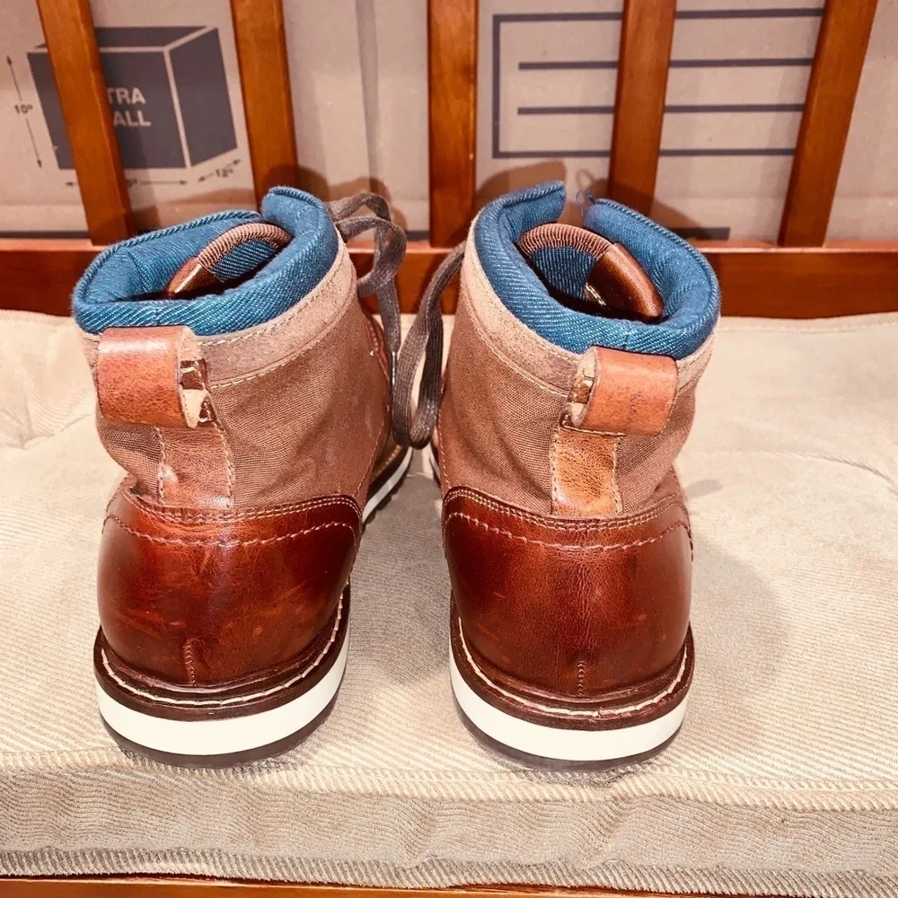 Aldo Two Tone Boots - Picture 5 of 11